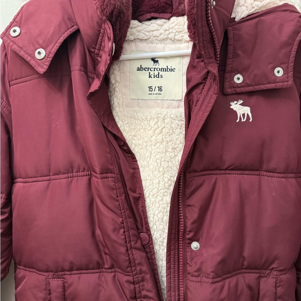 Abercrombie Kids Burgundy Jacket